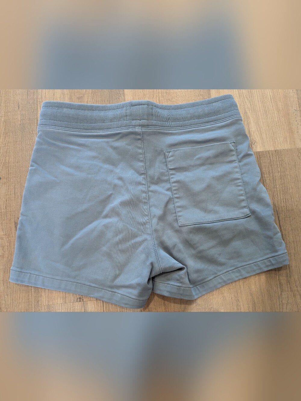 DU/ER Blue Lyocell Blend Drawstring Shorts - Picture 4 of 7